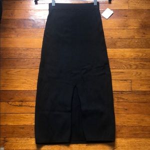 Free people black midi skirt. Sz XS